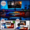 thumbnail image 6 of Large Gaming Mouse Pad Flame Theme XXL Mouse Pad Blue and Red 35x15.7x0.12 inch Large Mouse Pad for Desk with Personalized Design for Laptop, Computer PC (Red and Alue), 6 of 6