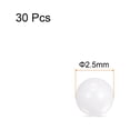 thumbnail image 2 of Unique Bargains 2.5mm Diamètre G10 Zircone Billes en Céramique ZrO2 Boule pour Roulements, Blanc 30 Pack, 2 of 5