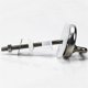 thumbnail image 5 of 2Pcs Quick Release Easy Install Toilet Seat Hinge Wear Repair Stainless Steel with Mounting Accessor, 5 of 5