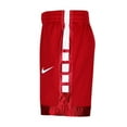 thumbnail image 3 of Nike Boy's Elite Stripe Basketball Shorts Scarlet | White L, 3 of 5
