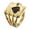 Gold, variant on Men's Stainless Steel Poker Spades Ring Death Skull Hand Claw Gothic Biker Statement Jeweley Silver Size 12