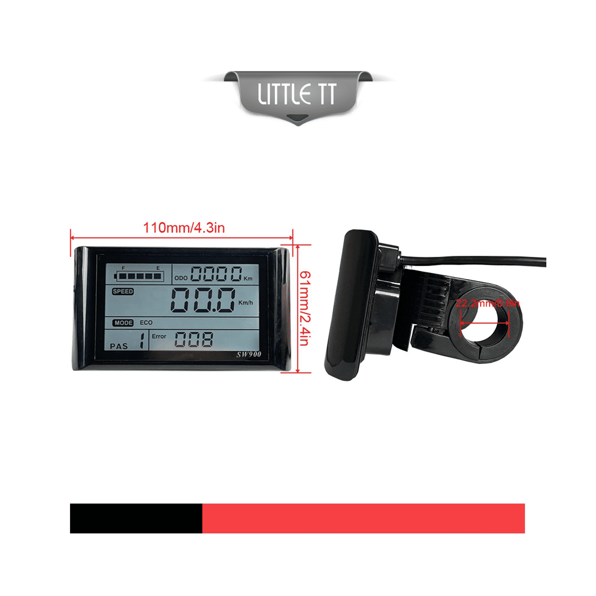 Écran LCD Pour Vélo électrique, Panneau De Commande D'affichage étanche