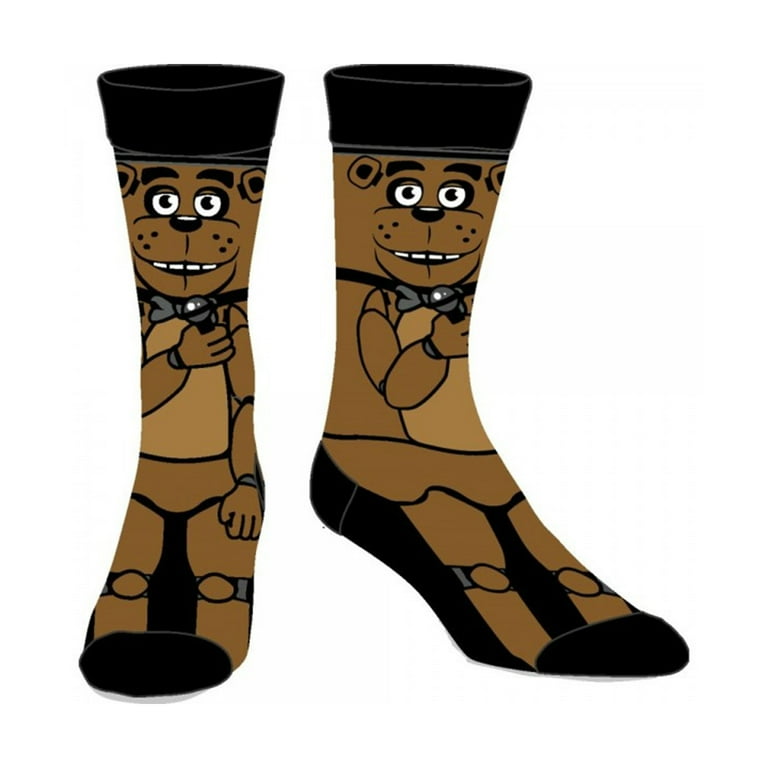 Super Hero (Five Nights At Freddy's) Freddy 360 Crew Socks By Superheroes 