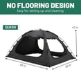thumbnail image 5 of FICISOG Bed Tent Bed Canopy Tents Queen Size, Portable Dream Tent Indoor Sleeping Tents 80% Blackout with 3 Doors, Breathable Private Space Tents, 5 of 9