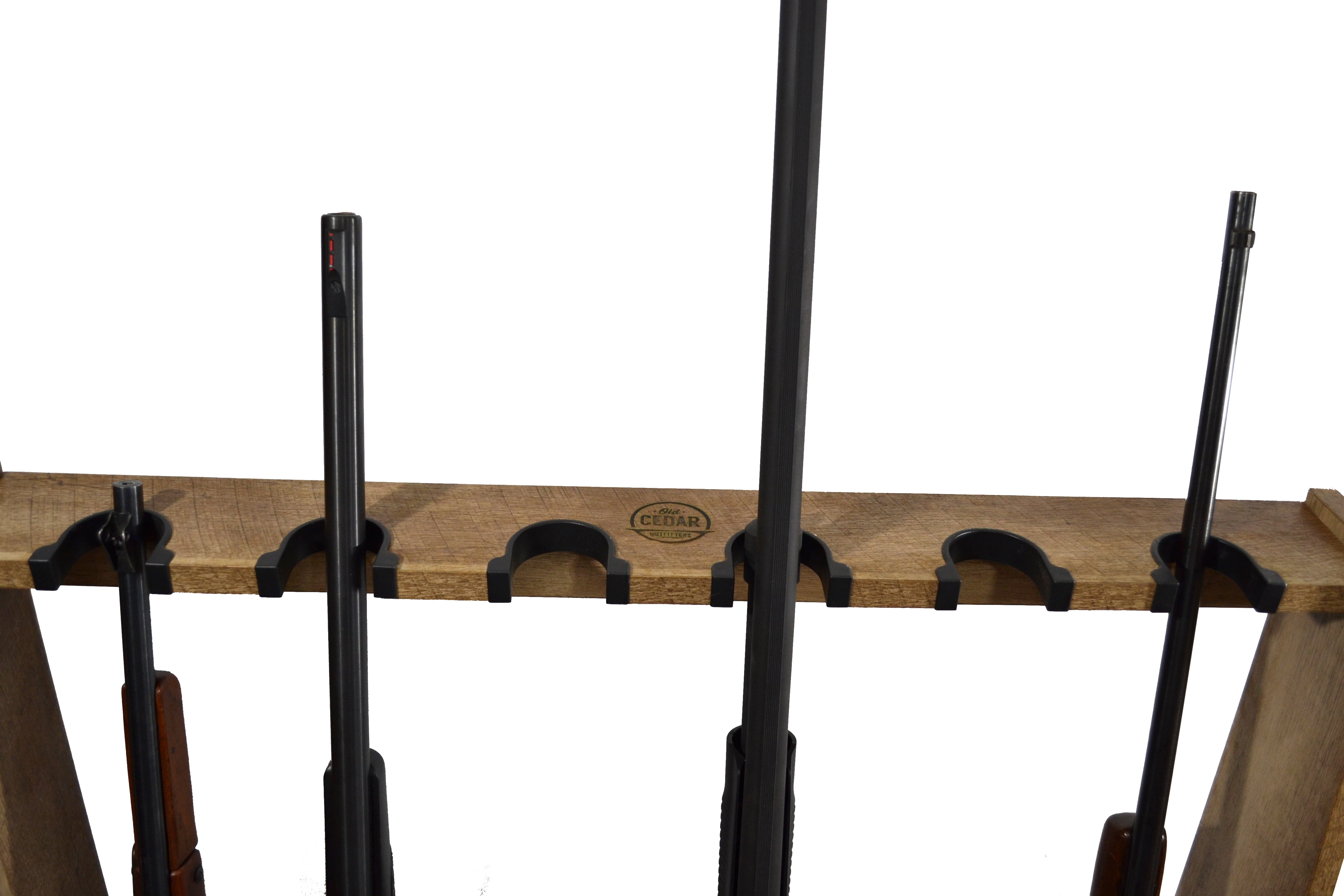 Old Cedar Outfitters Distressed 6 Gun Floor Rack