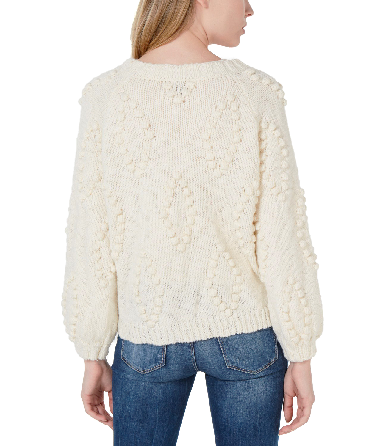 lucky brand bobble diamond cardigan