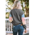 thumbnail image 1 of POGLIP Women's Gray Colorblock Long Sleeve Pullover Sweatshirt, 1 of 6