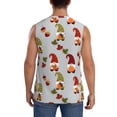 thumbnail image 4 of Fotbe Men's Cute Autumn Gnomes Print Men's Sleeveless Muscle Tank Tops Casual T-Shirts for Gym Workout Beach-XX-Large, 4 of 8