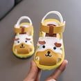 thumbnail image 4 of Otqutp Toddler Breathable Shoes Boys Girls Summer Sandals Cartoon Dog Sandals Closed Toe Slip Premium Rubber Sole Shoes, 4 of 5