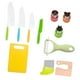thumbnail image 1 of Juego de cuchillos para niños, juguetes de cocina de imitación, juego de utensilios de cocina, juguetes de cocina reales 11 piezas, 1 of 9