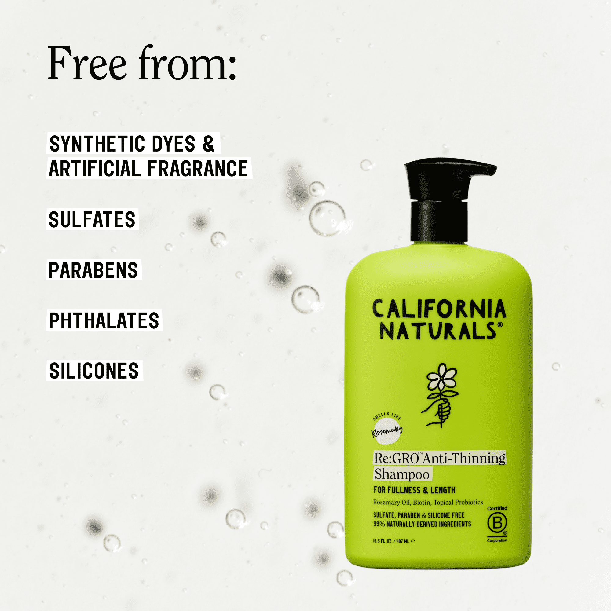 California Naturals Re:GRO Anti-Thinning Shampoo, 16.5 fl oz