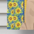 thumbnail image 4 of Summer Sunflowers Longhaired Cream Chihuahua Flag Canvas House Size, 4 of 5