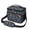 Dinosaur and Palm-1, variant on Dinosaur and Foliage Navy Blue Pattern Insulated Lunch Box for Women Men, Medium Leakproof Cooler Bag with Adjustable Strap, 10"x6.7"x8"