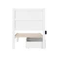 thumbnail image 5 of AFI NoHo Solid Wood Twin XL Bed with 2 Drawers in White, 5 of 6
