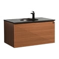 thumbnail image 2 of George William Cabinetry Indoor Home Decoration Under Sink Organizer Vanity Cabinet With Black Quartz Sand Integrated, 2 of 5