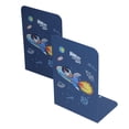 thumbnail image 1 of Book Holders, Rounded Corner Book Ends Sturdy Durable  For School For Office For Home, 1 of 8
