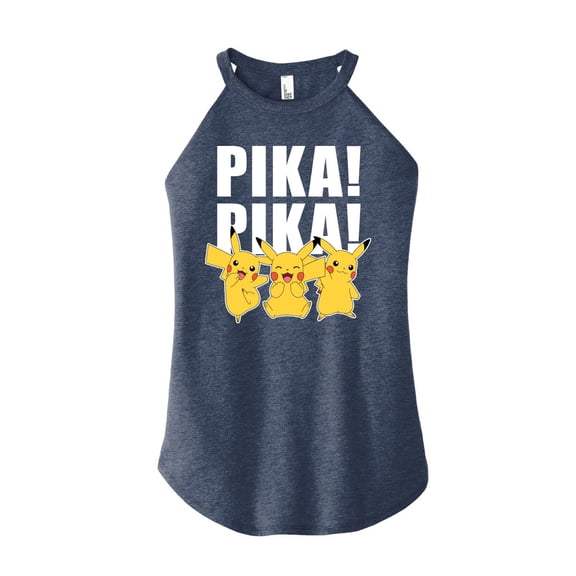 Pokémon - Pika! Pika! - Juniors High Neck Tank Top