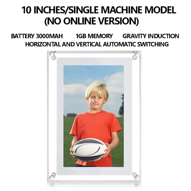 Acrylic Digital Photo Frame 5-inch 1000Mah Vertical Display Ips Screen 2GB Memory Electronic Photo Album Porta Retrato Digital