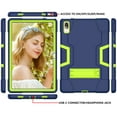 thumbnail image 2 of Mignova pour Lenovo Tab P11 Pro Étui pour Tablette, Antichoc Résistant aux Chocs Robuste (avec Support) Étui Hybride pour Lenovo Tab P11 Pro 11,5 Pouces (Modèle : TB-J706F/J706L) + Protecteur d'Écran (Marine/vert, Lot de 2), 2 of 6