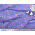 thumbnail image 2 of Soimoi Poly Georgette Fabric Leaves & Wild Flower Floral Print Fabric by Yard 52 Inch Wide, 2 of 3