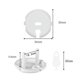 thumbnail image 2 of Paquete de 10, casquillo de cerradura de encendido con llave, blanco, 2 of 5