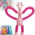 thumbnail image 2 of Xihbxyly Jirafa Telescópica de Juguete, Diseño Colorido con Ventosa, Divertida Forma de Cambiar, Desarrolla Fuerza y Concentración, Ideal para Fiestas, Bolsas de Regalo o Premios de Juegos, Ideal par, 2 of 2