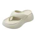 thumbnail image 4 of Xijirk Women's Cute Non- EVA Foam Home Slippers Comfortable Lightweight Indoor Outdoor Seasonal Footwear,Z02 Khaki,7, 4 of 9