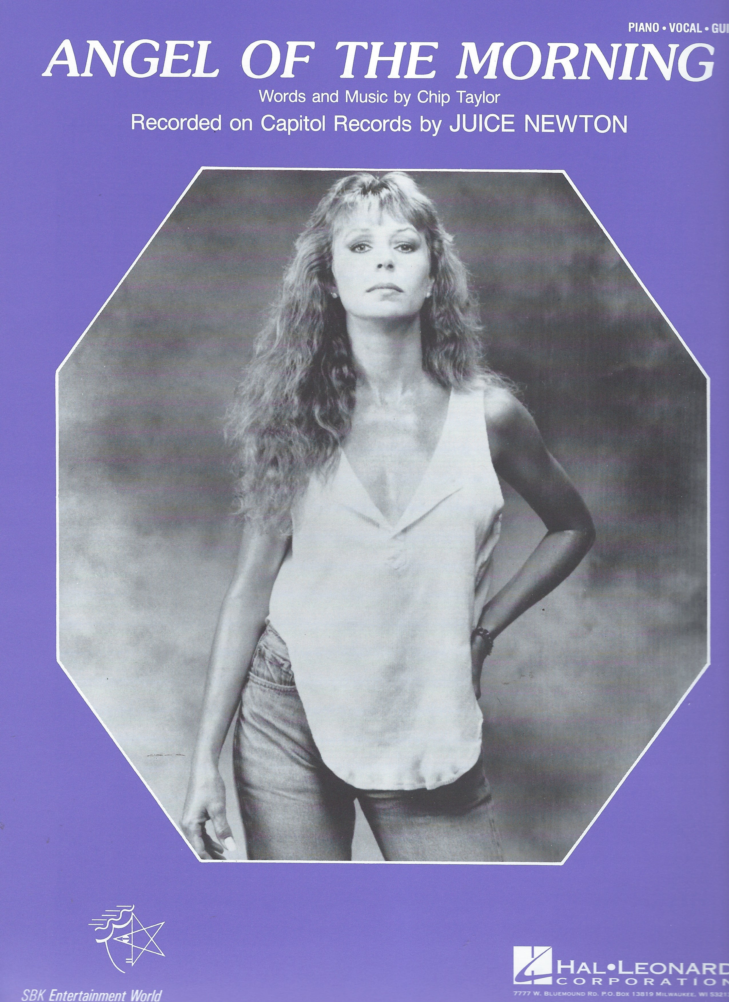 Juice Newton Angel of the Morning Sheet Music