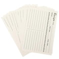thumbnail image 1 of 10 Pcs Feuilles de Recettes Ménagères Feuilles de Recettes Compactes Cartes de Note Alimentaire Accessoire de Recettes 15.20x10.50x0.10cm, 1 of 5