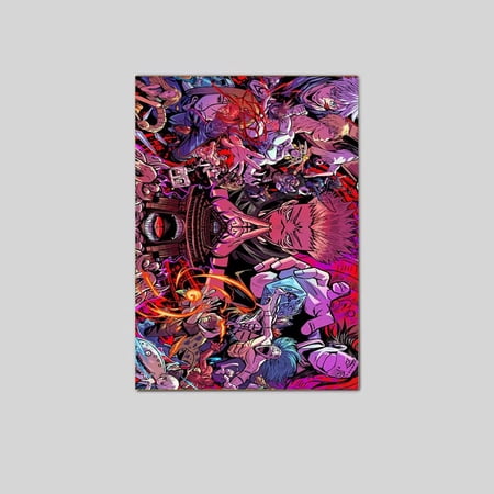 Jujutsu Kaisen - Ryomen Sukuna Malevolent Shrine - Shibuya Incident Collage Poster Size 24''x36'' Googate