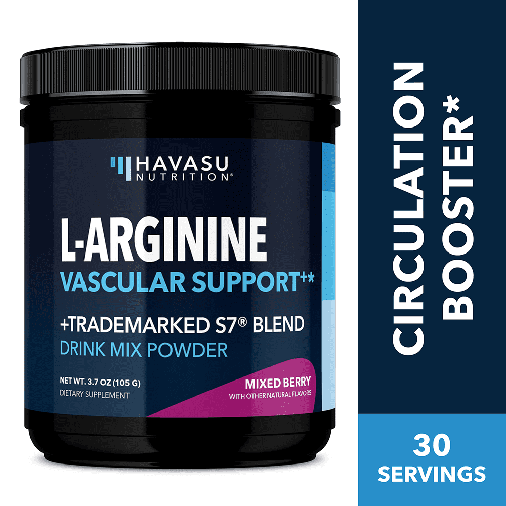 Havasu Nutrition LArginine Nitric Oxide Powder PreWorkout Mixed