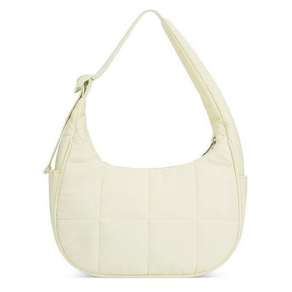 ROZYARD Women Bag Quilted Armpit Bag Adjustable Strap Handbag Puffer Shoulder Bag