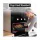 thumbnail image 3 of Silicone Oven Mitts - Jet Black Oven Mitts Heat Resistant Soft Lining Silicone Oven Gloves - Oven M, 3 of 5