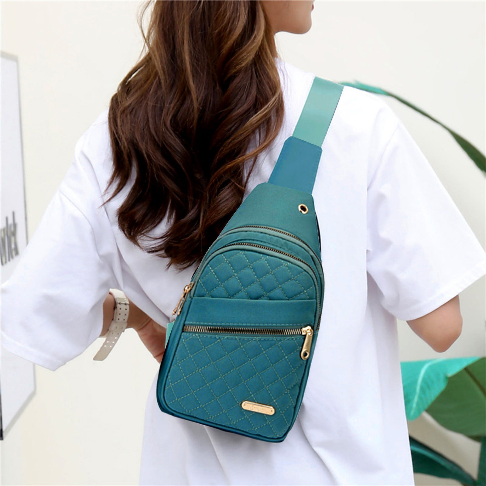 zanvin Kids Backpacks Fashionable Embroidery Diamond Shoulder Crossbody Bag Large Capacity Watertight Backpack With Data Hole College School