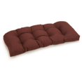thumbnail image 5 of Blazing Needles REO Outdoor Spun Poly Loveseat Patio Bench Cushion - 42 x 19 in., 5 of 7