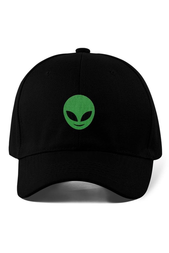 Alien Smile Face Lineless Hat Hat -Image by Shutterstock, Small