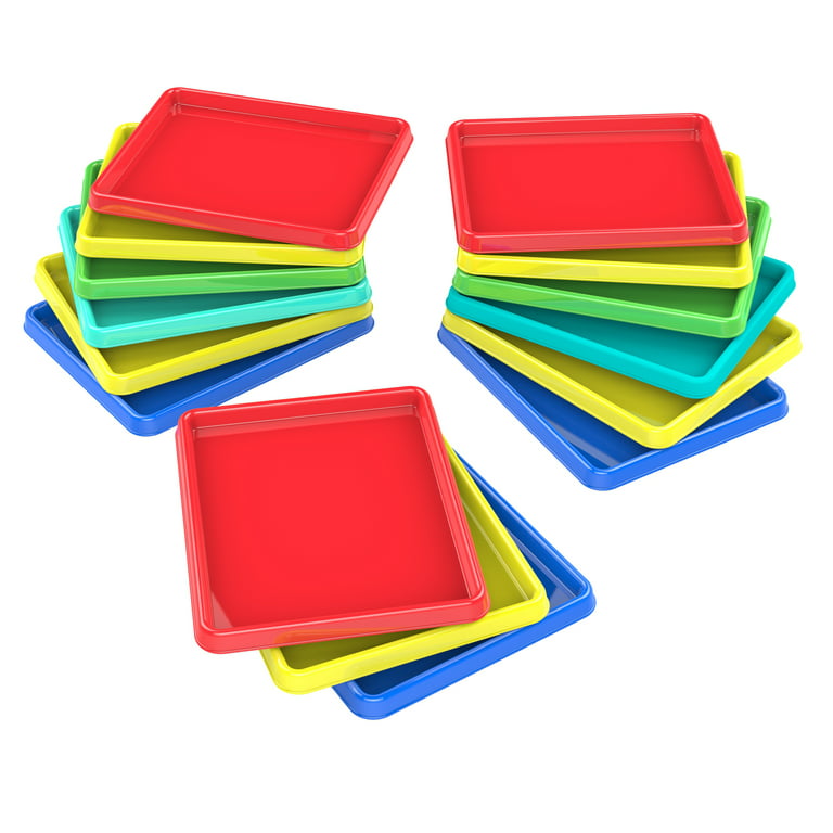 Storex Small Activity Tray, Kids' Craft and Bead Organizer, Assorted,  15-Pack