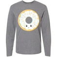 thumbnail image 3 of Inktastic White Donut Long Sleeve T-Shirt, 3 of 5