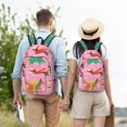 thumbnail image 4 of Vsdgher Different Dogs Christmas Print Canvas Backpack Travel Rucksack Unisex Knapsack 15.7/17.7Inch Laptop Backpack for Work,College-Medium, 4 of 5