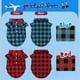 thumbnail image 3 of Camisa a cuadros Gindoor para cachorro (2 unidades): adorable conjunto de ropa y pajarita para perros pequeños, gatos, fiestas de cumpleaños y fotos navideñas., 3 of 5