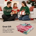 thumbnail image 6 of Cozy Printed Throw Christmas Blanket - 300 GSM Fleece Throw Size for Home Decoration, Ultra Soft Blanket (Throw - 50" x 60") - I, 6 of 6
