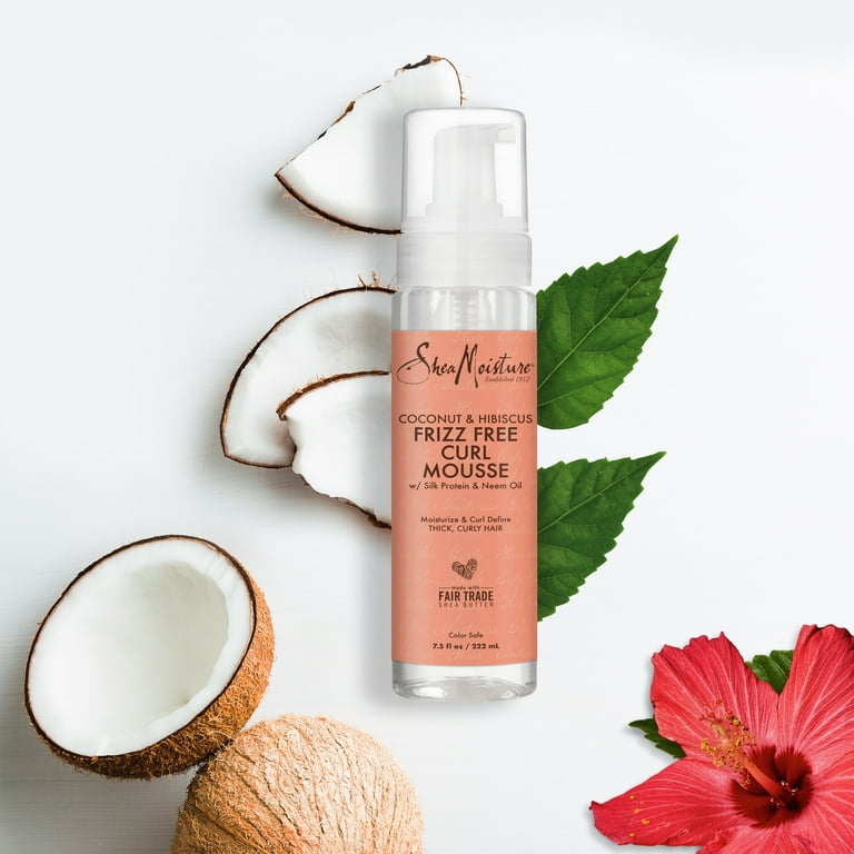 SHEA MOISTURE Coconut & Hibiscus Frizz-Free Curl Mousse (7.5oz) SHEA MOISTURE Coconut & Hibiscus Frizz-Free Curl Mousse (7.5oz)