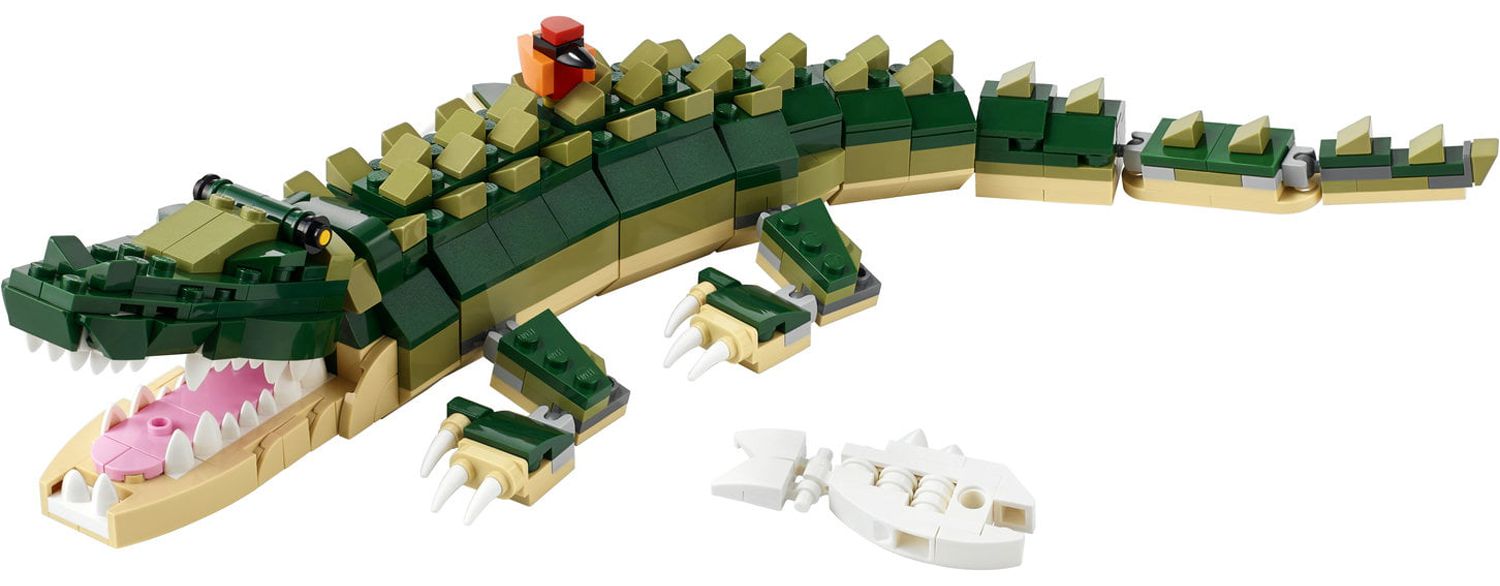 LEGO Creator 3in1 Crocodile 31121 Building Toy Featuring Wild Animal Toys for Kids (454 Pieces) - image 5 of 10