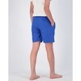 thumbnail image 3 of Real Essentials 3-Pack: Boy's Swim Board Shorts Trunks with Drawstring Beach UPF Swimwear Surf Swimming Short for Boys, 3 of 6