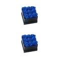 thumbnail image 3 of Billuyoard Caja de rosas preservadas Flor eterna Ramo de rosas inmortales Regalo de cumpleaños de larga duración Adornos de acción de gracias Azul negro 9 cabezas 2Conjunto, 3 of 6