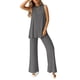 thumbnail image 1 of Conjunto Deportivo PRETTYGARDEN Mujer 2 Piezas Suelto Gris Oscuro Talle S, 1 of 8
