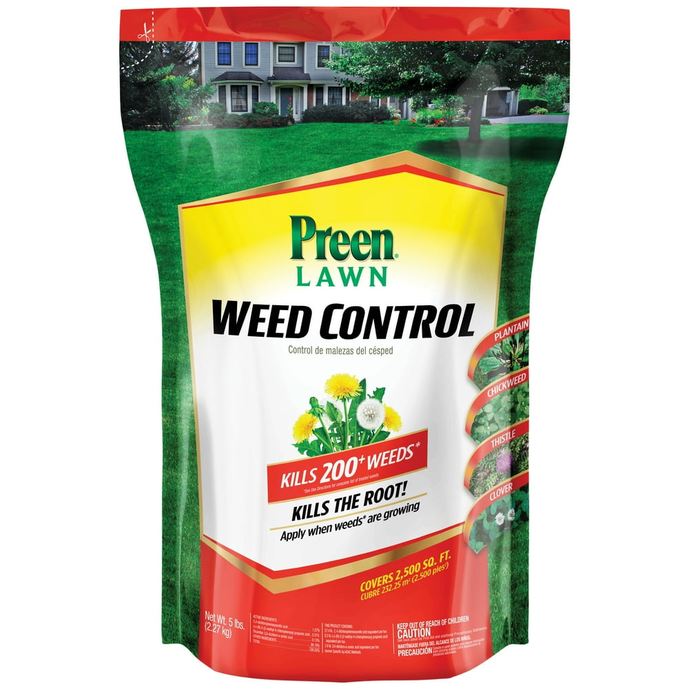 Preen Lawn Weed Control 5 lb. Covers 2,500 sq. ft.