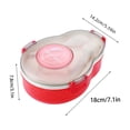 thumbnail image 3 of Dvkptbk Lunch Boxes Lunch Box Salad Box Bento Box Leak Proof Quality Material Dishwasher and Microwave Safeadult Safe Lunch Container for Work Study Kitchen Utensils & Gadgets, 3 of 7