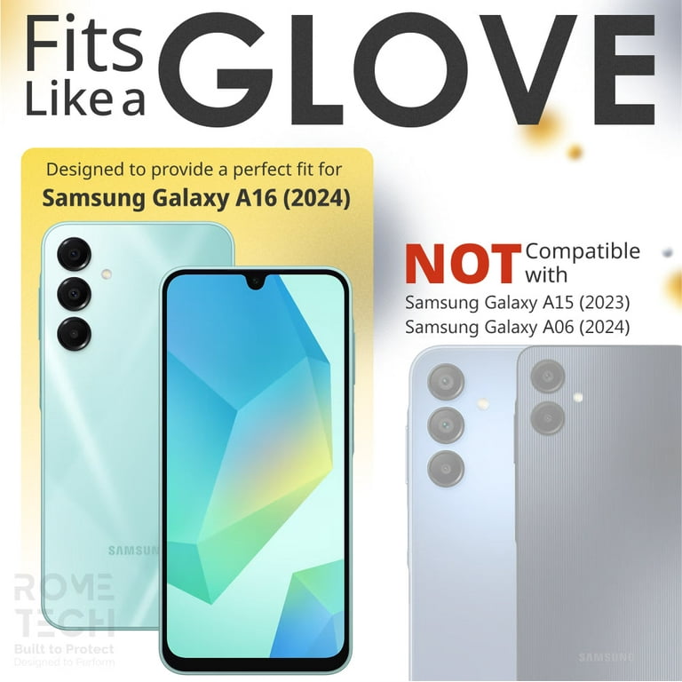 Samsung Galaxy A16 (2024) Defender Case - Black - Walmart.com