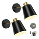 thumbnail image 1 of 2 Lámpara Decorativas De Pared Interior/exterior Vintage Led Xtellar negro, 1 of 3
